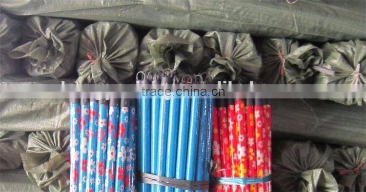 Household cleaning tool coated pvc and cap broom handle