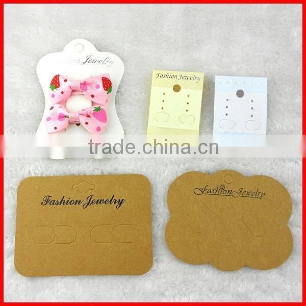 Fancy Customized Printed Paper Cards Of Jewelry Accessory