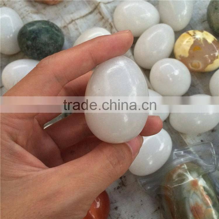 Natural Polished Crystal Stone Jade Yoni Egg For Sale