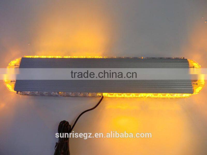 Super Thin Design & Fashion Popular LED Mini warning light bar,LED emergency light bar(SR-MIB-203-38W),1W Highpower Amber LEDs