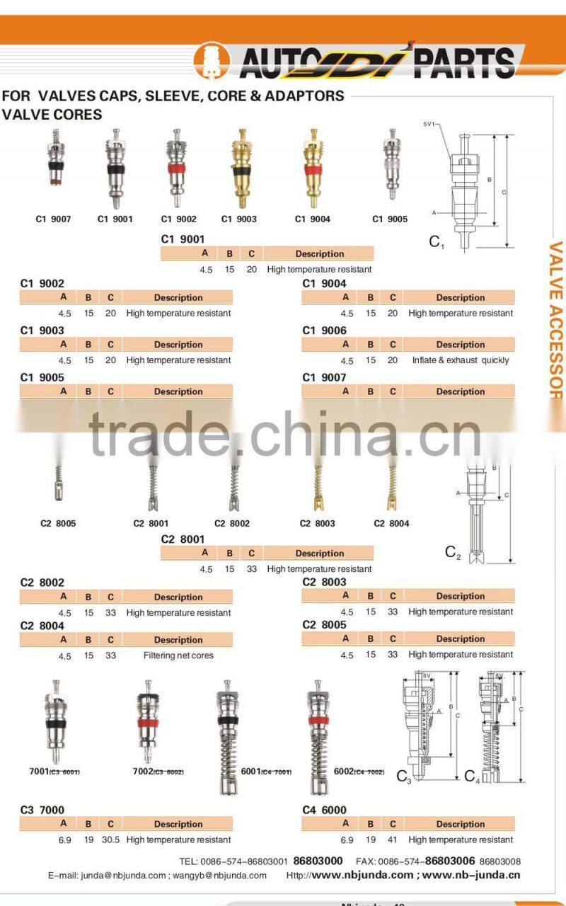 C2 8002 Tubeless Tire Valve Core