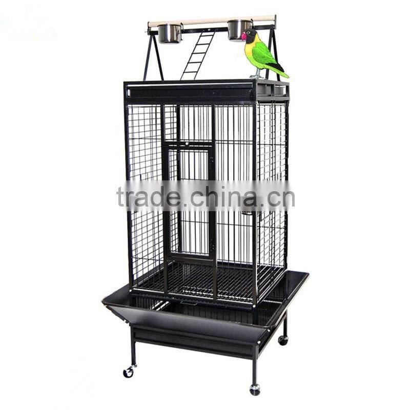 Pet Bird Cage, Playtop Strong Metal Wire Large Parrot Cage