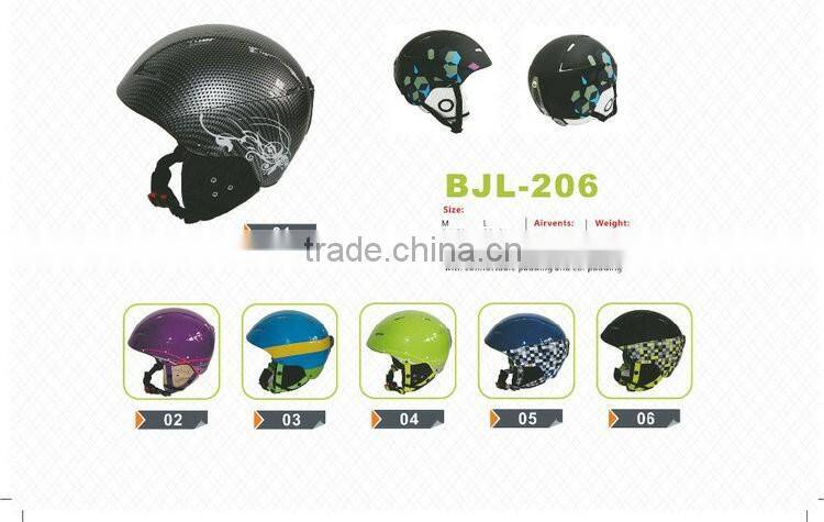 Professional Bright Color Safety Snowboard Helmet