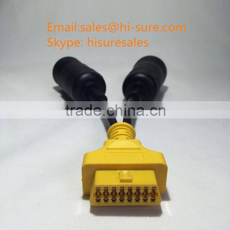 deutsch connectors OBD2 female connector to J1708J1939 Y cable