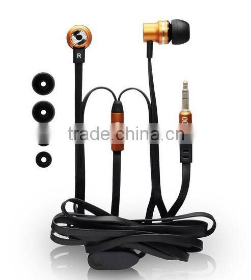 mobile phone accessories metal earphone