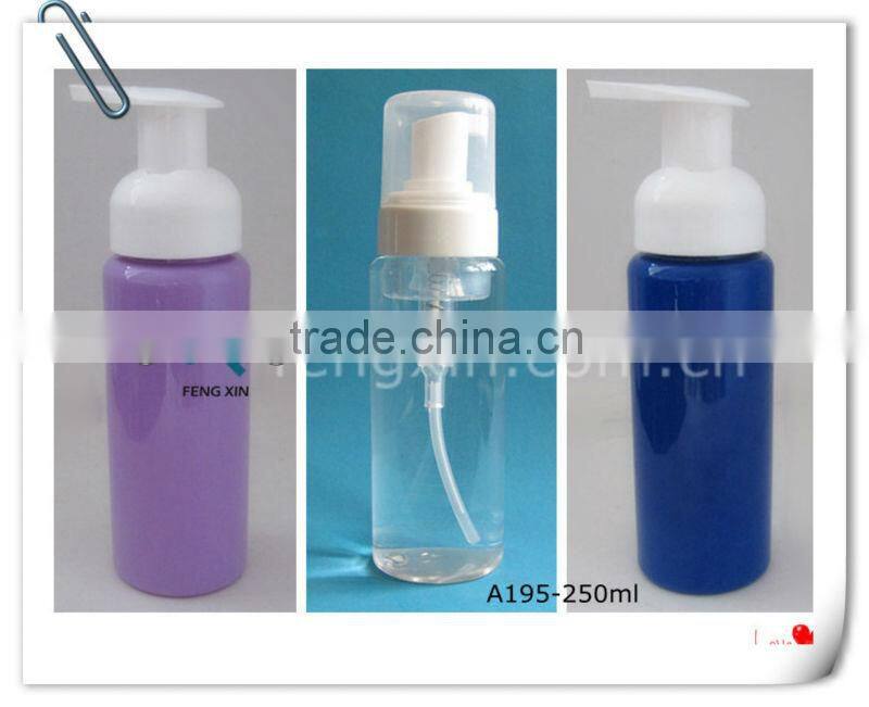 pet cosmetic bottle with pump sprayer /foam bottles