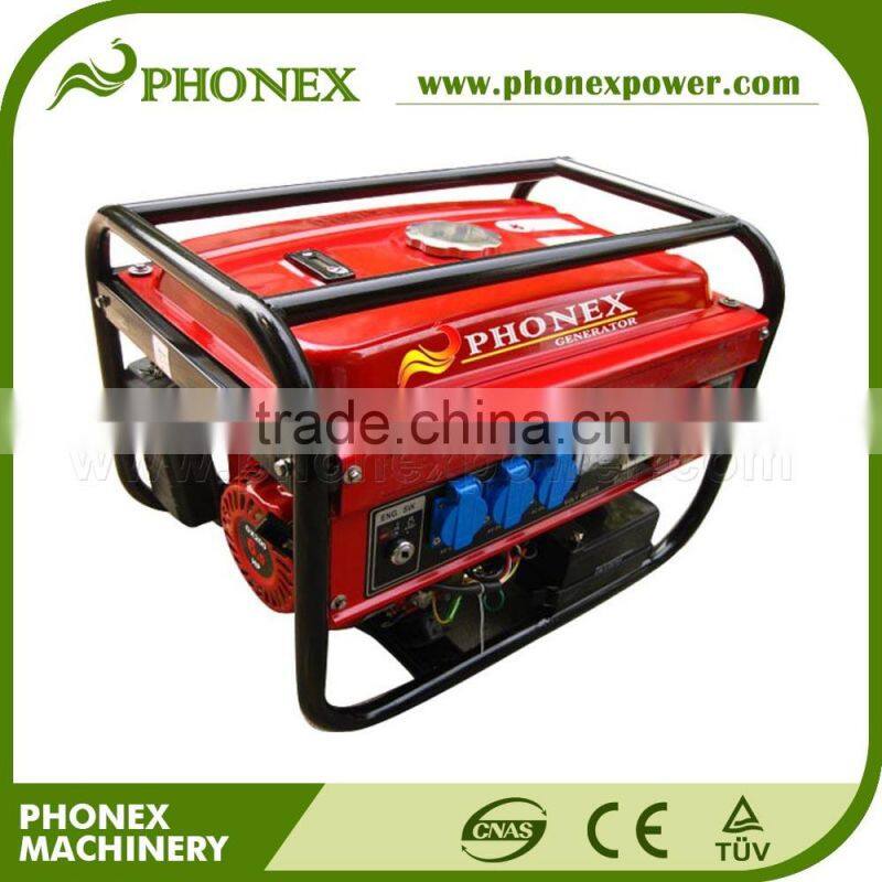 Top Quality 2.5KVA 6.5hp AC 3 Phase Gasoline Generator 2500 168F-1 2.5kW 3 x 230V 1x 400V