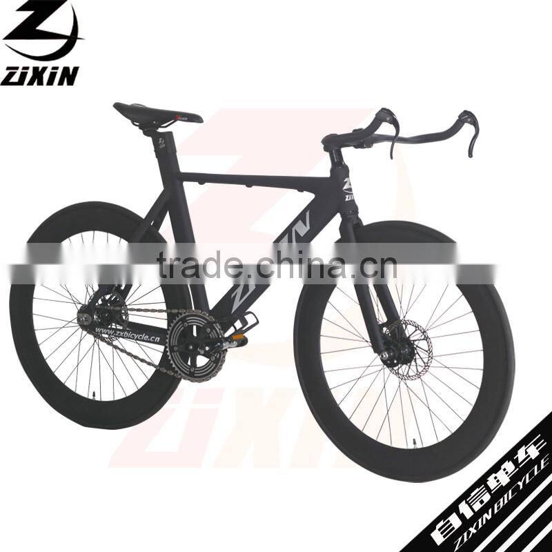 700c single speed aluminum alloy frame olive chain Disc brake CR-mo bicycles