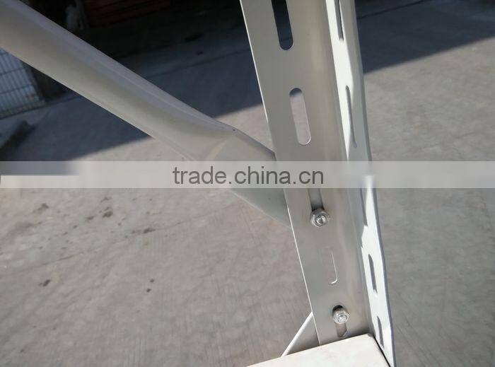 Industrial bulk storage metal light duty shelving