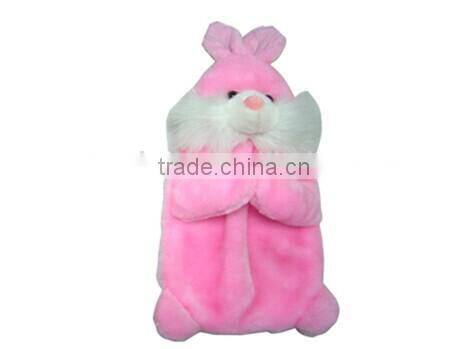 750ml plush material hot water bottle cover