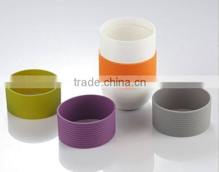 Silicone cup cover Glass Coffee Tumblers