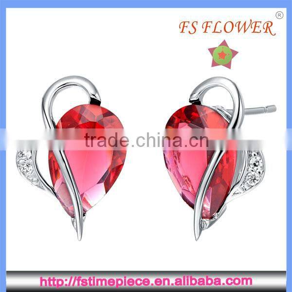 FS FLOWER - Party Decoration Gem Earrings Women