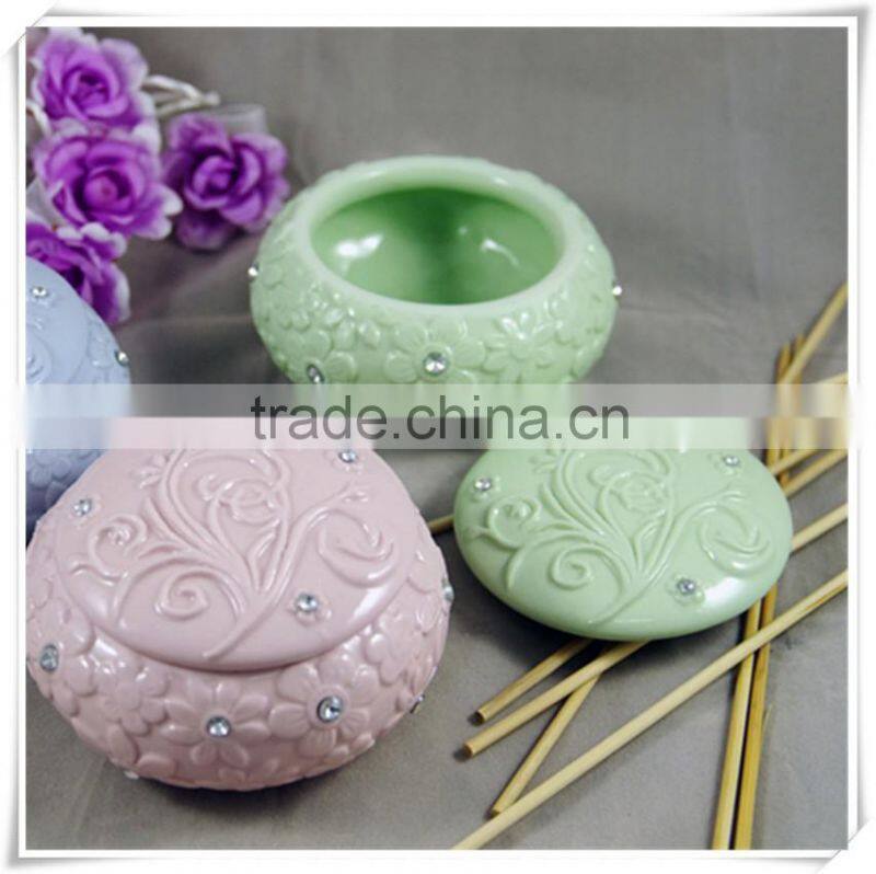 Home decoration morden custom ceramic jewelry packaging box