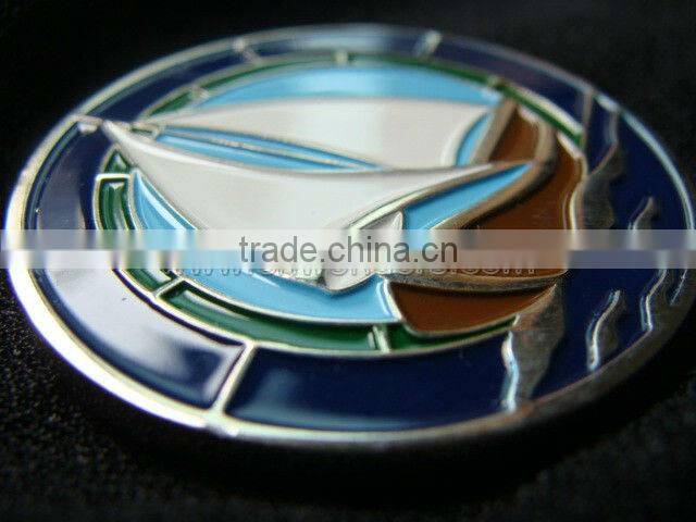 High quality lapel pins metal pin badges round