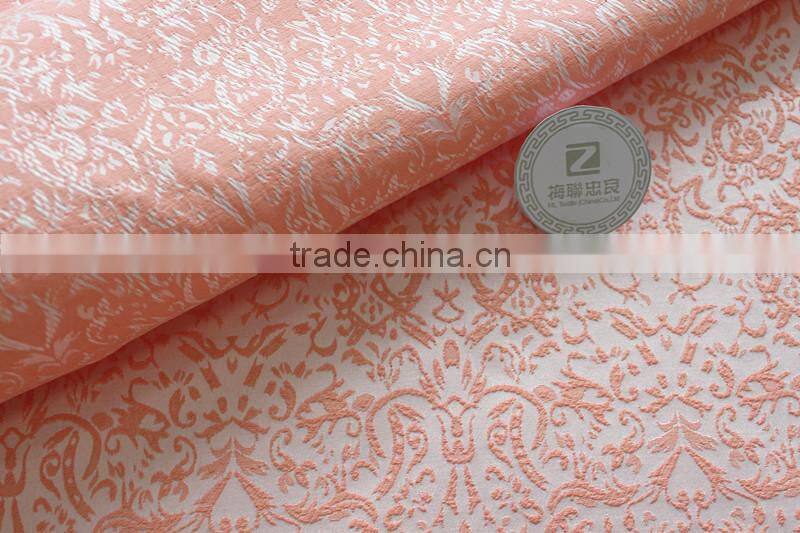 Big jacquard women's suit fabric elastic jacquard elastic cotton fabric women's apparel fabric