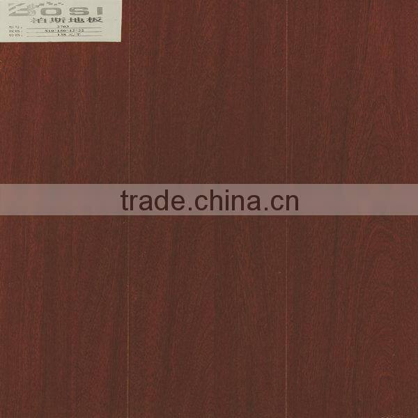 12mm brown core embossed laminated flooring-1102