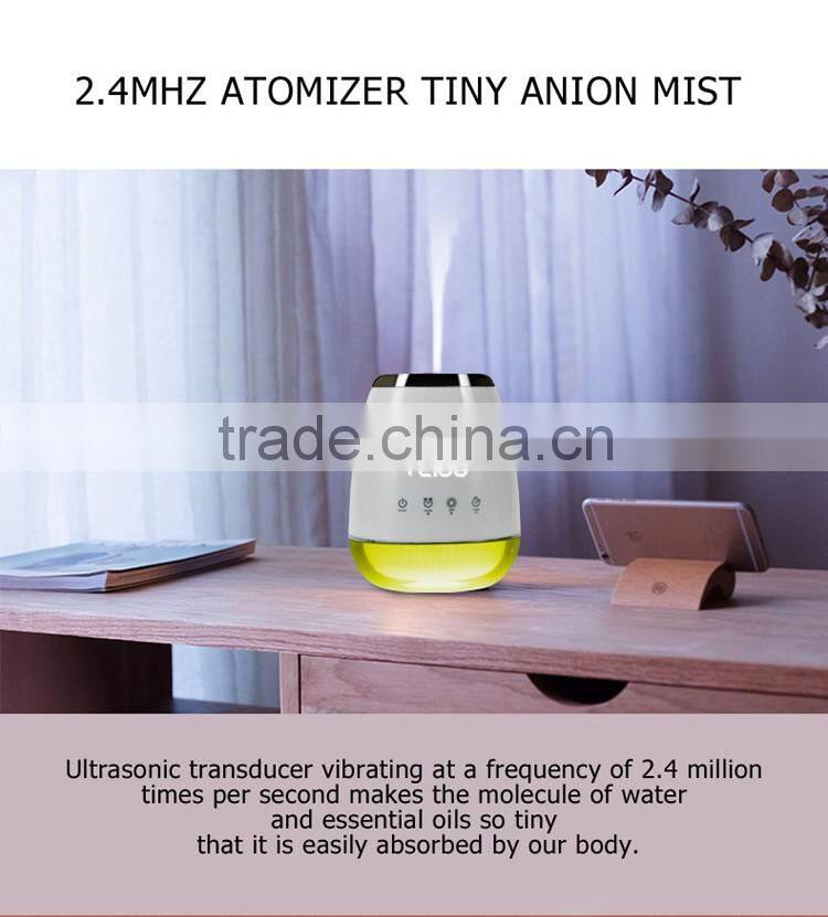 2016 newest design ultrasonic humidifier aroma diffuser with USB charging port GH2128