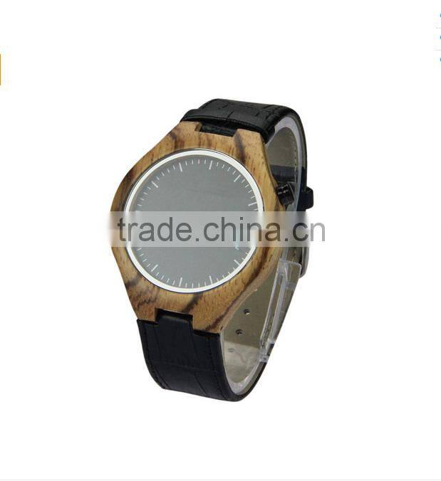 2016 NEW MODELS FROM DORIS WATCH FASHION DESIGN CUSTOM WOOD CASE GENUINE LEATHER STRAPS HOT IN ALIBABA
