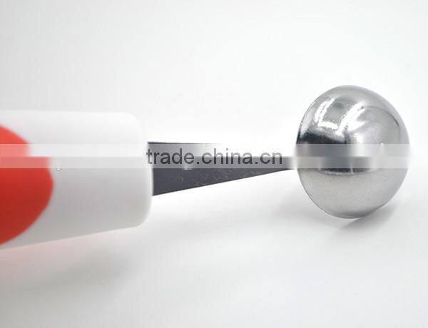 Novel design TPR handle Hot sales in Amazon fruit melon watermelon spoon
