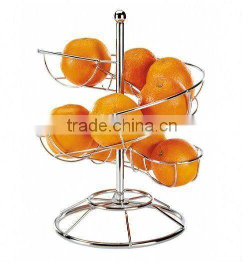 metal fruit basket globe shaped ,wire fruit rack
