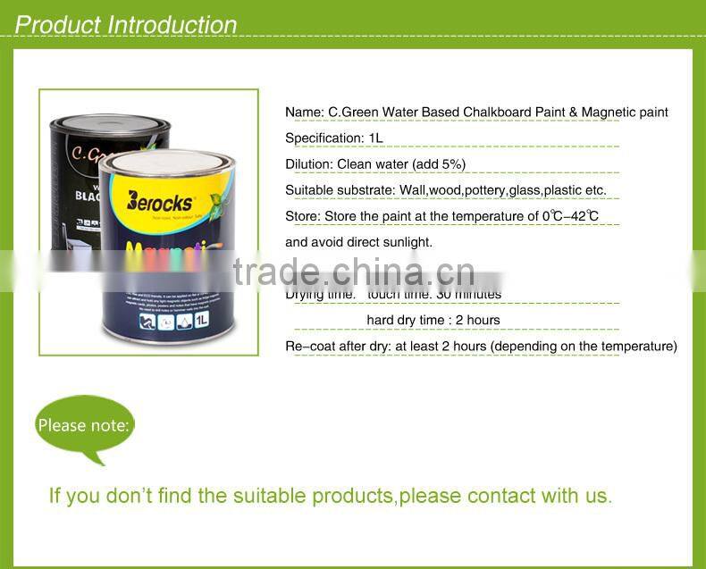 Magnetic chalkboard paint /manufacturer/colorful