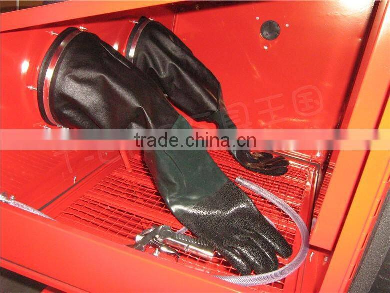 Large size Thread sand blasting gloves