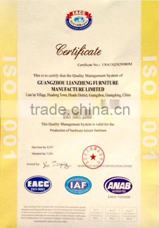 Fashion leisure outdoor full aluminium frame dining chair garden chair