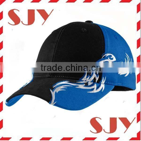 High quality custom made unique pure cotton golf hats cap