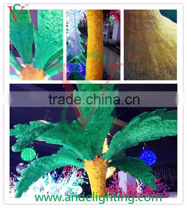 High quality LED tree motif light Palm tree light Coconut tree light