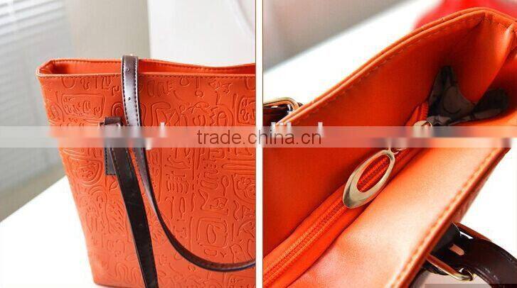 Fashion new products 2015 wholesale women's leather bag
