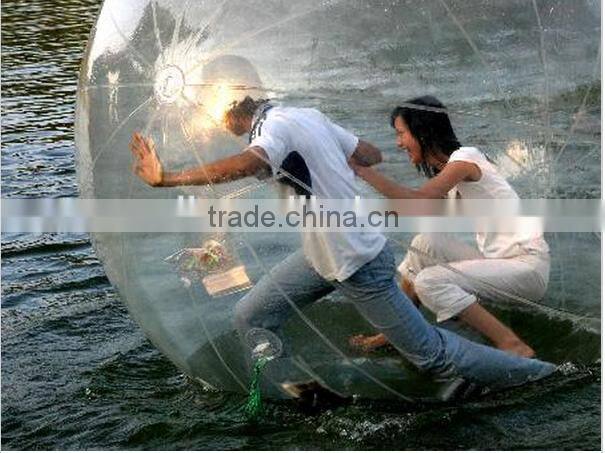 inflatable water walking ball 2 M diameter PVC inflatable ball children and adults' toy playing on the water