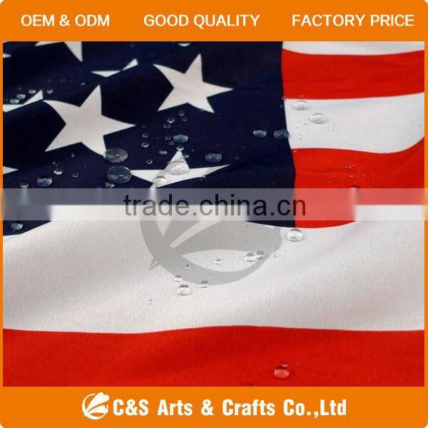 100% Polyester or Nylon custom Flag / Embroidered Flag
