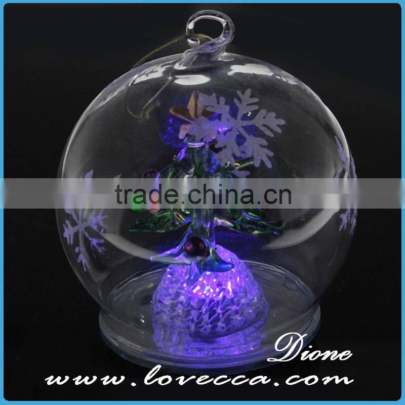P----ER----Good Quality glass christmas baubles, christmas tree decoration glass ball