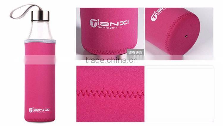 Cosmetic Joyshaker Glass Water Bottle With Infuser