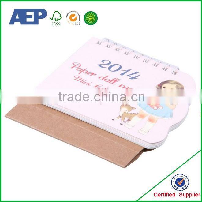 luxury paper costom folding cheap price magnetic tear-off calendar printing with best price