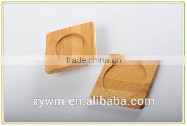 Custom Square Tea Cup Bamboo Wood Trivet Coaster Placemat Trivet Board