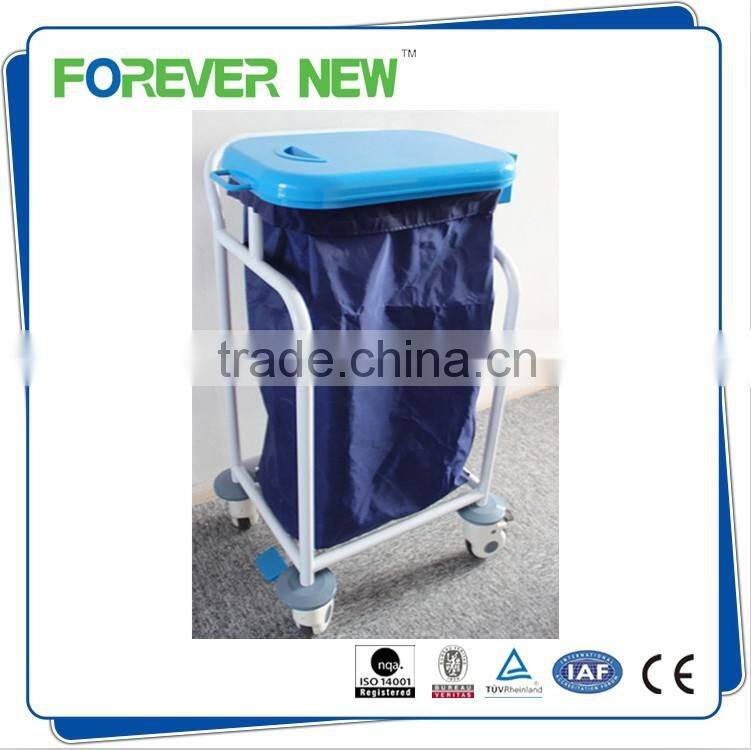 YXZ-016 Stainless steel dressing trolley with 3 buckets