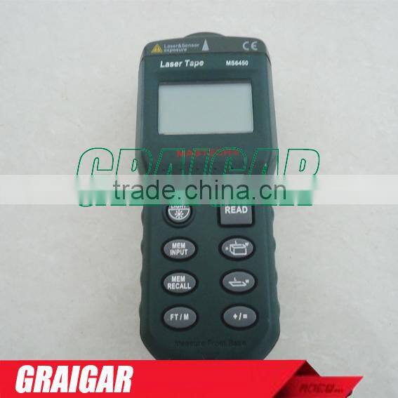 Professional Laser Guide Ultrasonic Distance Measure Range Finder 15m MASTECH MS6450