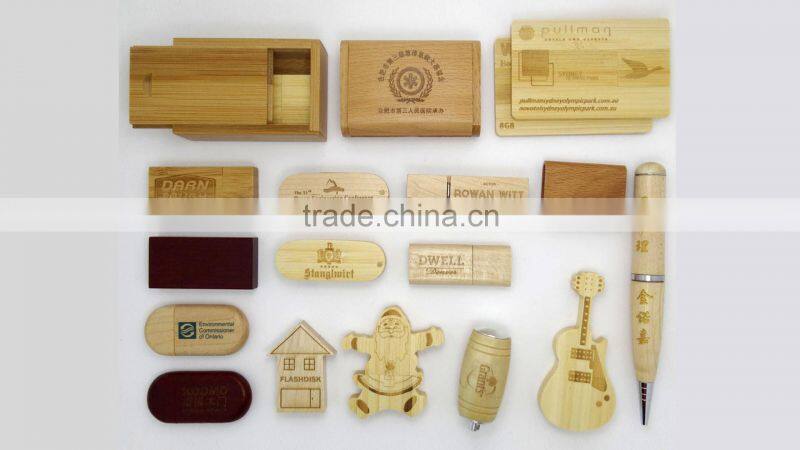 bamboo wooden guitar usb flash drive guitar shaped usb