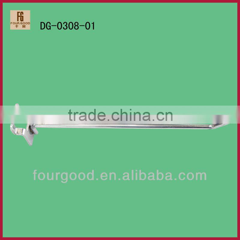 garments shop metal disply hook fix on wall panel