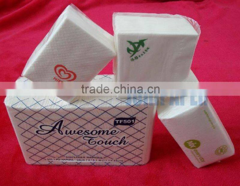 Two Outlets High Speed Napkin Tissue Paper and Serviette Sealing and Packing Machine