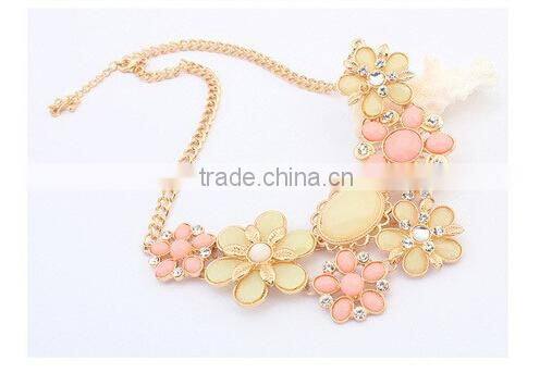 Top Quality Flower Shourouk Vintage Pendant Statement Necklace Women Necklaces & Pendants Fashion Necklaces for Women 2014