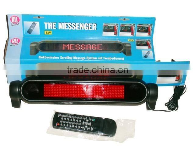 Programmble 7*50dots 12v car led running message display