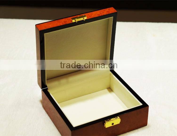 Luxury custom size wooden boxes for jewelry packaging wholesale