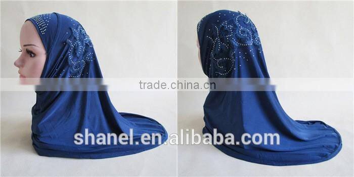 high quality wholesale rhinestones muslim women scarf hijab scarf