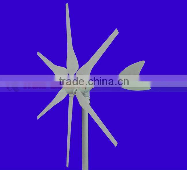 300w Wind generator 24V/12V optional+wind controller+600w off grid pure sine wave inverter.