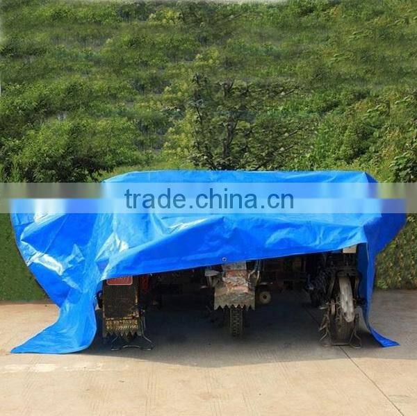 Blue color HDPE material tarpaulin in pieces