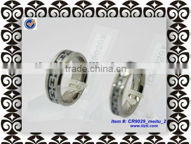 His & Hers Promise Ring Stainless Steel Couples Wedding Engagement Bands