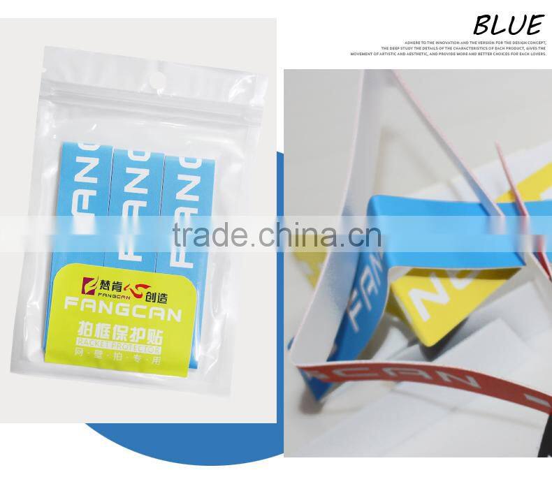 Tennis/badminton racket head tape racket protection racket stickers