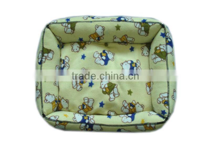 Soft and high quality printed cotton pet bed for dogs